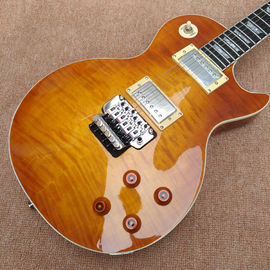 New high quality Standard LP 1959 R9 electric guitar, Quilte Maple top tremolo bridge Rosewood Electric guitar, free shi supplier