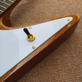 RD type Electric Guitar in Natural wood color, Custom Shop RD guitar with Chrome hardware, Dots inlays, Free shipping supplier