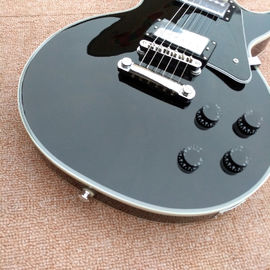 Custom LP electric guitar, Ebony fingerboard frets binding electric guitar with Chrome hardware, free shipping supplier