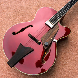 Custom jazz hollow electric guitar, A piece of pickups Jazz electric guitar, free shipping supplier