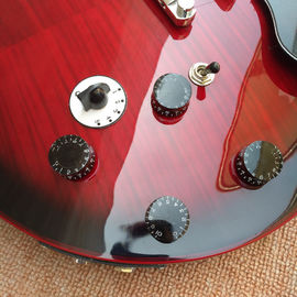 New high quality hollow body jazz 335 electric guitar, Maple top & back Dual tone output electric guitar, free shipping supplier
