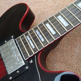 New high quality hollow body jazz 335 electric guitar, Maple top & back Dual tone output electric guitar, free shipping supplier