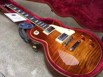 Custom LP electric guitar, Rosewood Fingerboard & Solid Mahogany Body Tobacco Burst electric guitar, Free shipping supplier