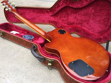 Custom LP electric guitar, Rosewood Fingerboard & Solid Mahogany Body Tobacco Burst electric guitar, Free shipping supplier