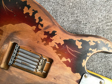 High Quality The new handmade remains ST SRV electric guitar,Do old electric guitar,Real photo,Free shipping supplier