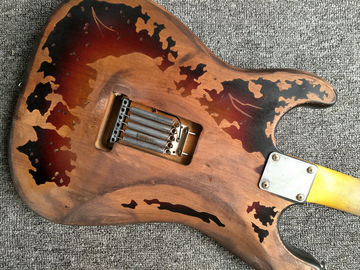 High Quality The new handmade remains ST SRV electric guitar,Do old electric guitar,Real photo,Free shipping supplier