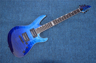 All Real Pictures China ESP/LTD Electric Guitar Ebony Fretboard 24 Frets Quilted Maple Top and Back esp guitar supplier