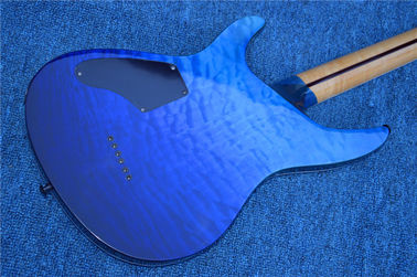 All Real Pictures China ESP/LTD Electric Guitar Ebony Fretboard 24 Frets Quilted Maple Top and Back esp guitar supplier