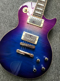 Human Free shipping Tiger stripes standard model Electric Guitar LP guitar Multicolor supplier