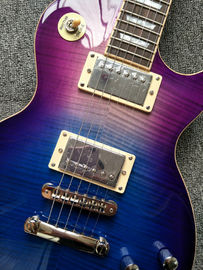 Human Free shipping Tiger stripes standard model Electric Guitar LP guitar Multicolor supplier