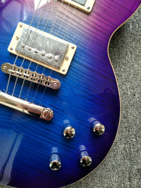 Human Free shipping Tiger stripes standard model Electric Guitar LP guitar Multicolor supplier