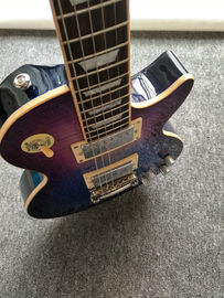 Human Free shipping Tiger stripes standard model Electric Guitar LP guitar Multicolor supplier