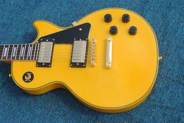 Dark yellow LP Custom Electric Guitar, lp guitar direct from factory All color are Available, Some countries Free Shippi supplier