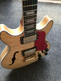 Custom Hollow body 339 Jazz Electric Guitar IN natural Custom any color guitars China Factory supplier