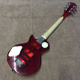 High quality LED light acrylic electric guitar maple fingerboard, free shipping supplier