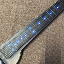 High quality LED light acrylic electric guitar maple fingerboard, free shipping supplier