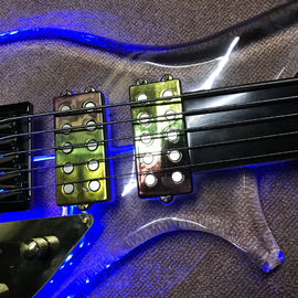 High quality LED light acrylic electric guitar rosewood fingerboard, free shipping supplier