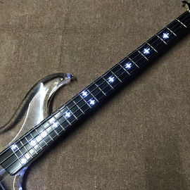 High quality LED light acrylic electric guitar rosewood fingerboard, free shipping supplier