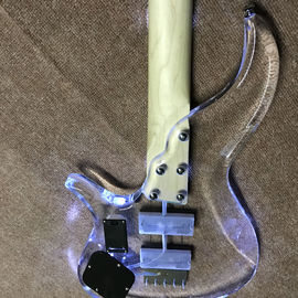 High quality LED light acrylic electric guitar rosewood fingerboard, free shipping supplier