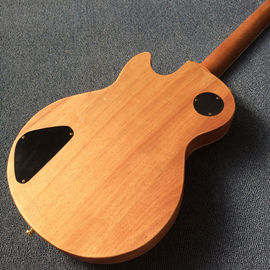 Custom guitar, carved dragon pattern, ebony fingerboard, free shipping supplier