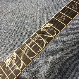Custom guitar, carved dragon pattern, ebony fingerboard, free shipping supplier