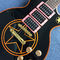 New high-quality custom LP electric guitar, Black body with five pointed stars,free shipping supplier