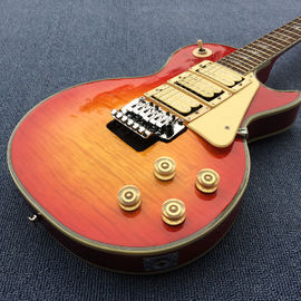 New arrival Custom LP electric guitar with 3 pickups ,Rosewood Fingerboar & Cherry Sunburst color guitar, Free shipping supplier