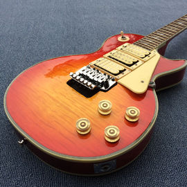 New arrival Custom LP electric guitar with 3 pickups ,Rosewood Fingerboar & Cherry Sunburst color guitar, Free shipping supplier