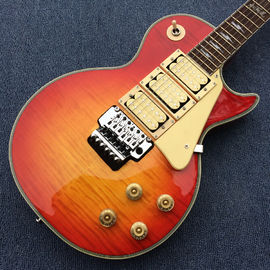 New arrival Custom LP electric guitar with 3 pickups ,Rosewood Fingerboar & Cherry Sunburst color guitar, Free shipping supplier