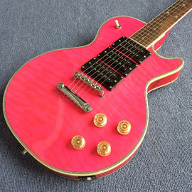 Custom LP electric guitar ,Rosewood Fingerboard &amp; 3 pickup,Pink supplier