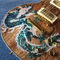 New high-quality custom LP electric guitar, Abalone Dinosaur inlaid fingerboard &amp; body custom LP Electric guitar, free s supplier