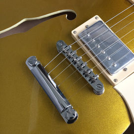 Hollow body Jazz electric guitar, Golden Jazz Guitar, Rosewood Fingerboard supplier