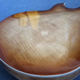 Hollow body L-5 jazz electric guitar,Full color strip edge,Burst color Quilte Maple top ,Quilte Maple top supplier