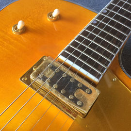 New style high-quality hollow body jazz electric guitar, Double F holes,Tremolo system ,Flame Maple top supplier