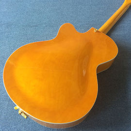 New style high-quality hollow body jazz electric guitar, Double F holes,Tremolo system ,Flame Maple top supplier