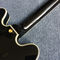 Hollow Body Jazz Electric Guitar in Black supplier