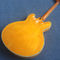 Hollow body jazz guitar,Flame Maple Top,Ebony Fingerboard,double F holes jazz electric guitar supplier