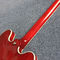 Double F holes jazz electric guitar,Rosewood Fingerboard,burst color Quilte Maple with Red back supplier