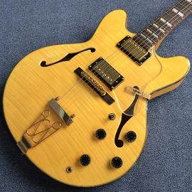 New style high quality hollow body jazz electric guitar supplier