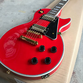 New custom shop red LP electric guitar in silver burst supplier
