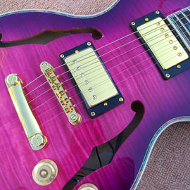 Flame Maple Top &amp; Back Custom LP electric guitar with Abalone binding top &amp; back supplier