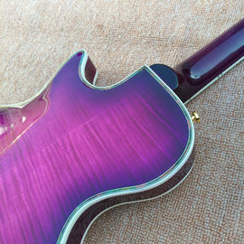 Flame Maple Top &amp; Back Custom LP electric guitar with Abalone binding top &amp; back supplier