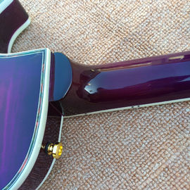 Flame Maple Top &amp; Back Custom LP electric guitar with Abalone binding top &amp; back supplier