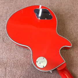 Custom hot selling orange Lp electric guitar guitar musical instruments mahogany body neck supplier