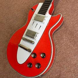 Custom hot selling orange Lp electric guitar guitar musical instruments mahogany body neck supplier