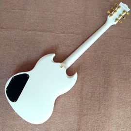 High quality SG electric guitar styles, ebony fingerboard, gold hardware, 3 pieces pickups electric guitar supplier