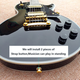 Guitar recording video appreciation custom mahogany black lpcustom electric guitar gold hardware supplier