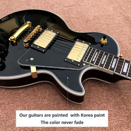 Guitar recording video appreciation custom mahogany black lpcustom electric guitar gold hardware supplier