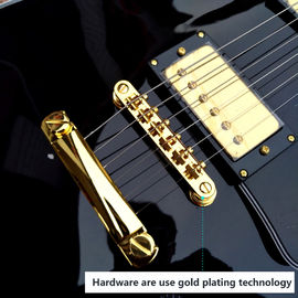 Guitar recording video appreciation custom mahogany black lpcustom electric guitar gold hardware supplier