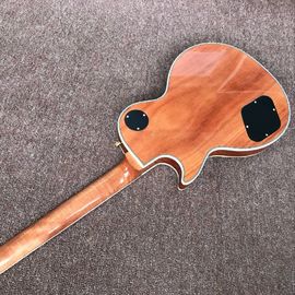 New standard LP CUSTOM SHOP Hot sale LP custom electric guitar flame maple cover natural color gold hardware supplier